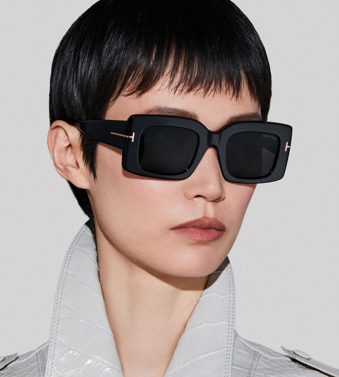 Tom Ford Brigitta FT1188 Square in Black