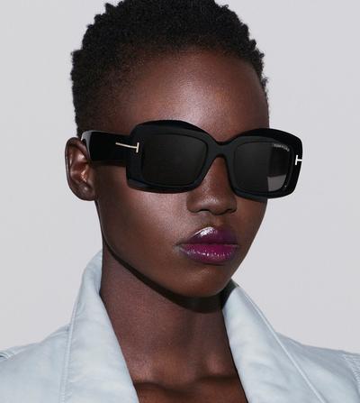 Tom Ford Gia FT0766 Gafas de sol en rosa vintage