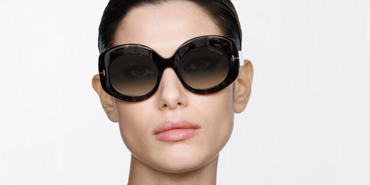 FT1346-F Claudette Sunglasses in Black