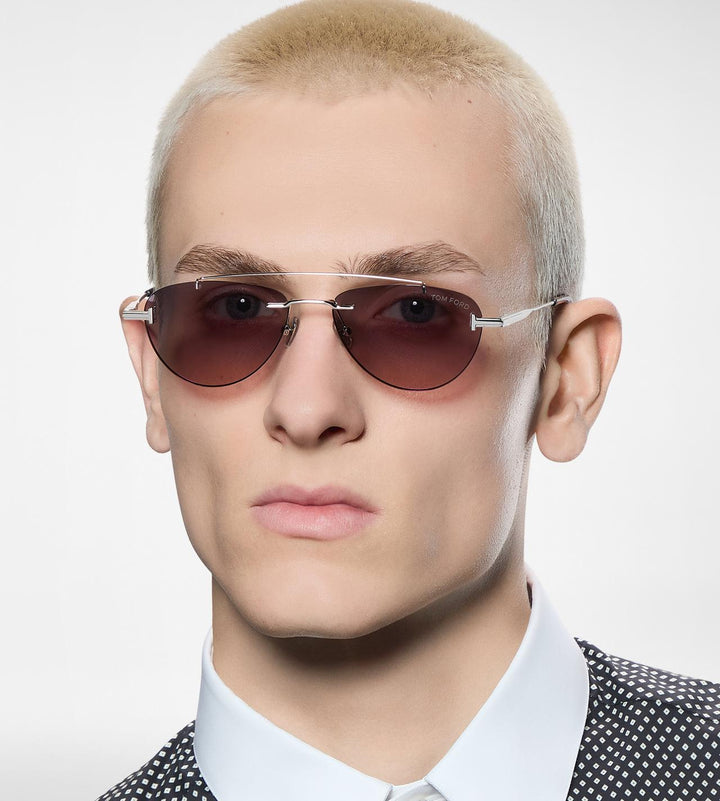 FT1356 Astor Sunglasses in Rose Gold