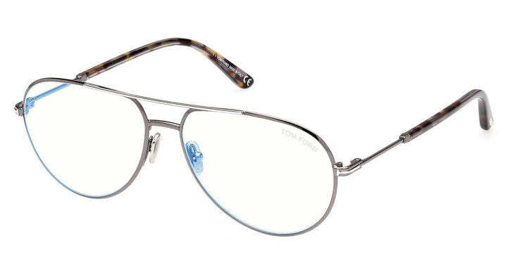 Tom Ford FT5829-B Gunmetal Pilot Bluelight Frames