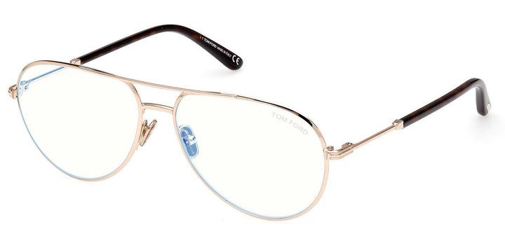 Tom Ford FT5829-B Gold Pilot Bluelight Frames