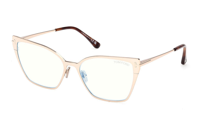 Tom Ford FT6051-B Rose Gold Cat Eye Bluelight Frames