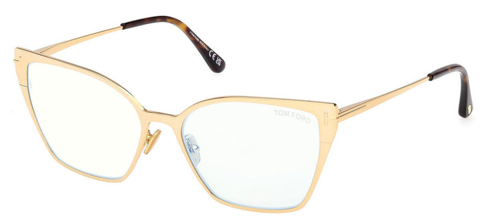 Tom Ford FT6051-B Gold Cat Eye Bluelight Frames