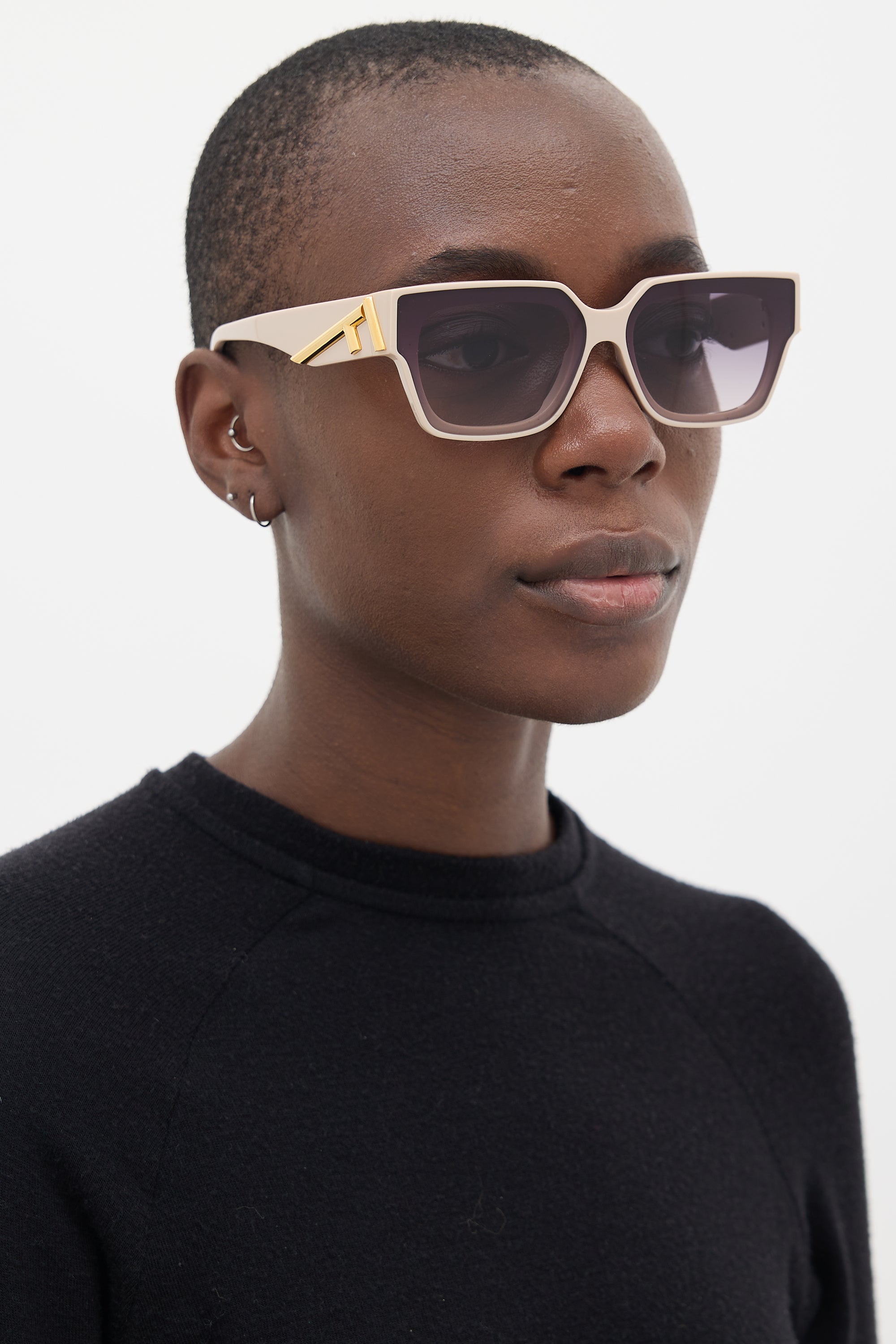 Fendi FE40099I First Beige Unisex Sunglasses – Designer Daydream