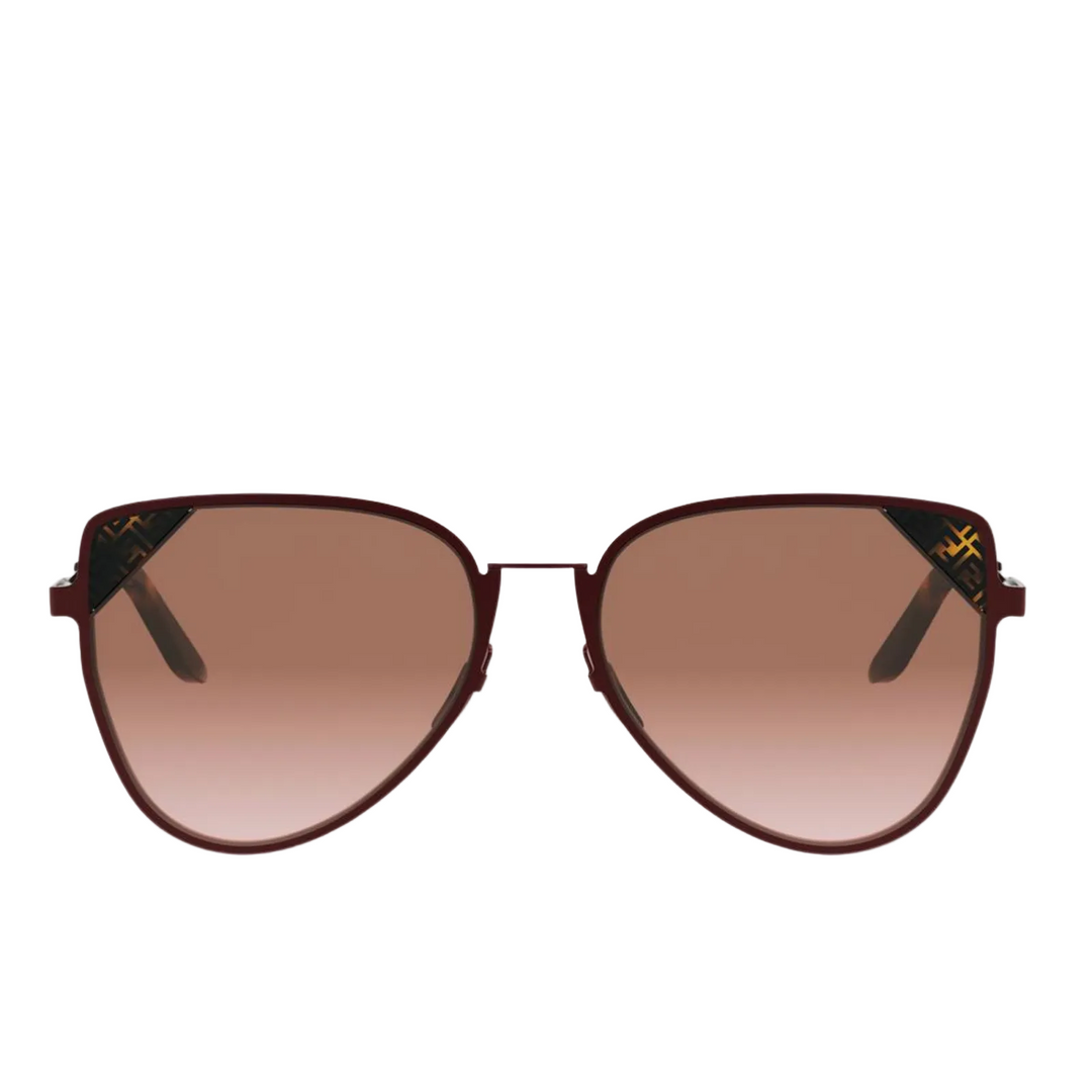 Fendi FE40189U Butterfly Sunglasses in Red