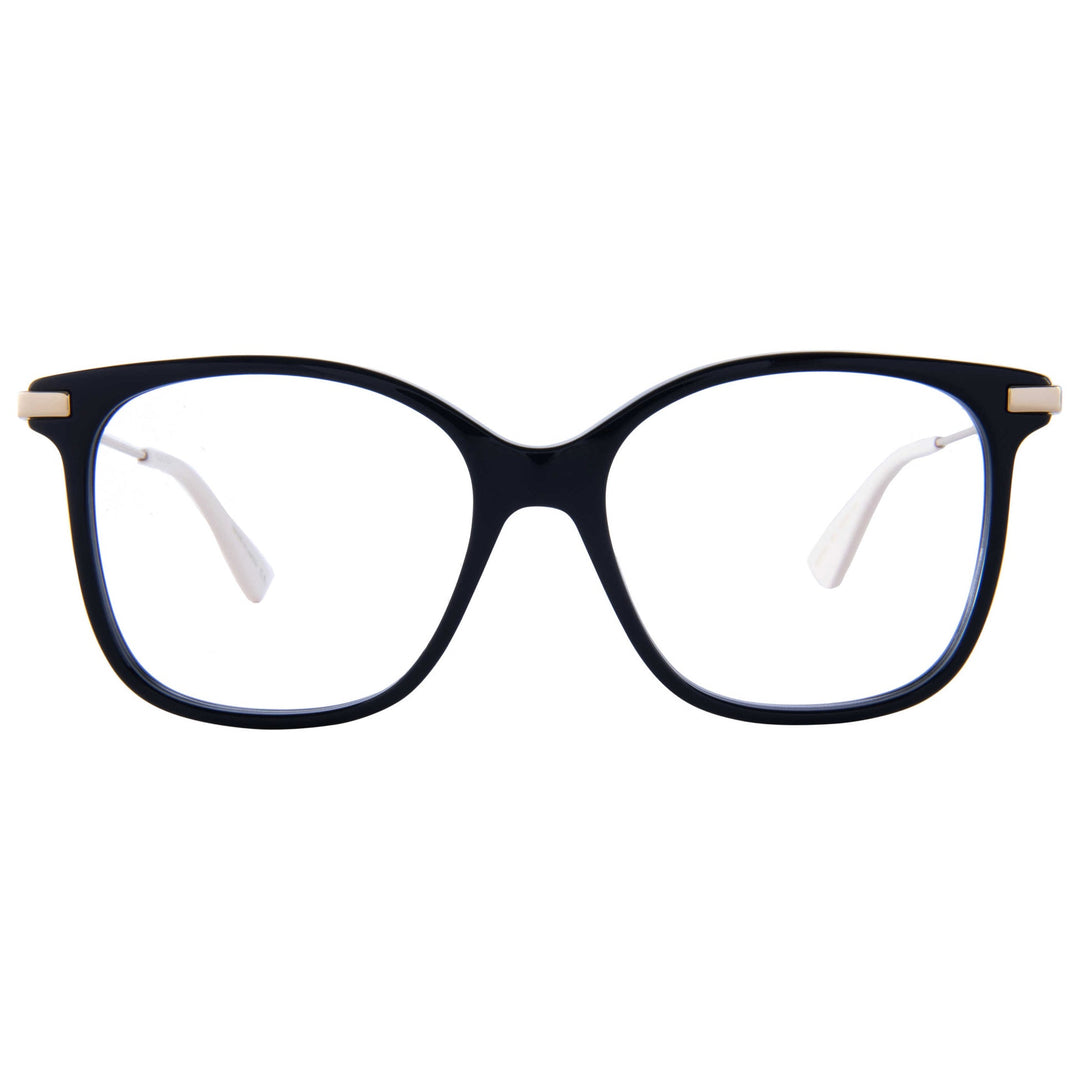 Gucci GG0512O Square Metal Leg Eyeglasses Frames in Black