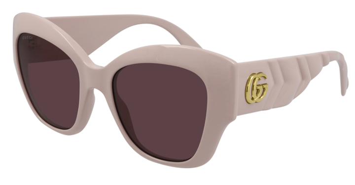Gafas de sol estilo ojo de gato con montura gruesa Gucci GG0808S en negro