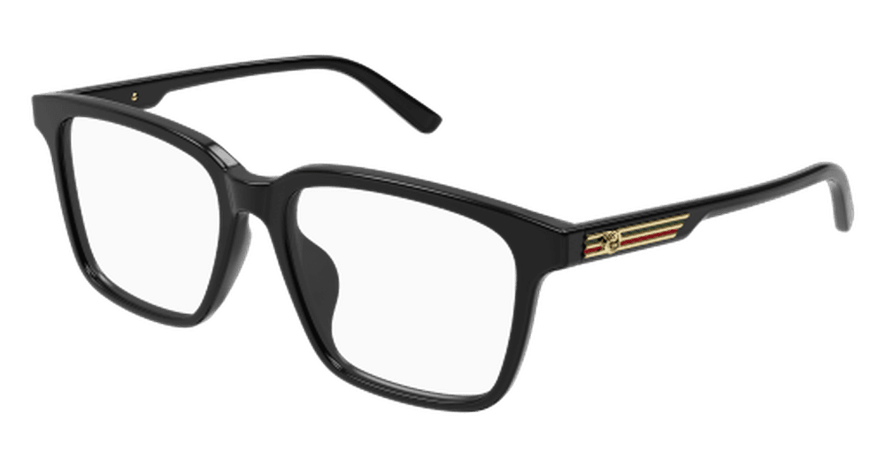 Monturas cuadradas Gucci GG1293OA en negro 