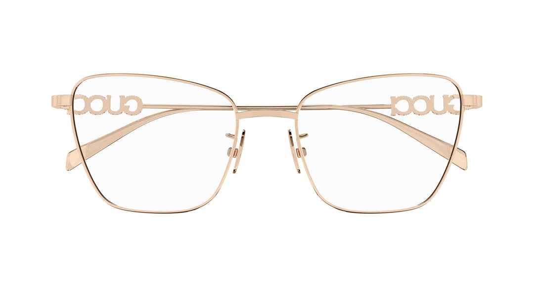 Gucci GG0973O Marcos de metal plateado