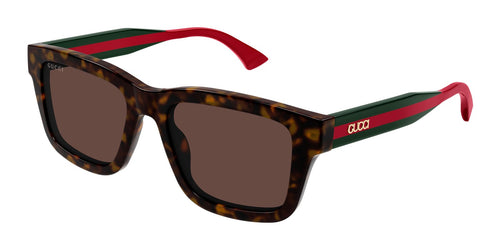 Gucci GG1869S Black Striped Temple Unisex | Designer Daydream display picture 3
