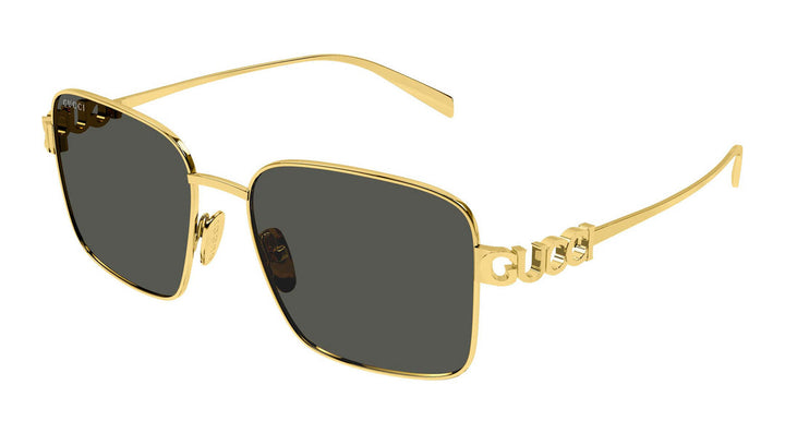 Gucci GG1937S Square Wrap Sunglasses in Gold