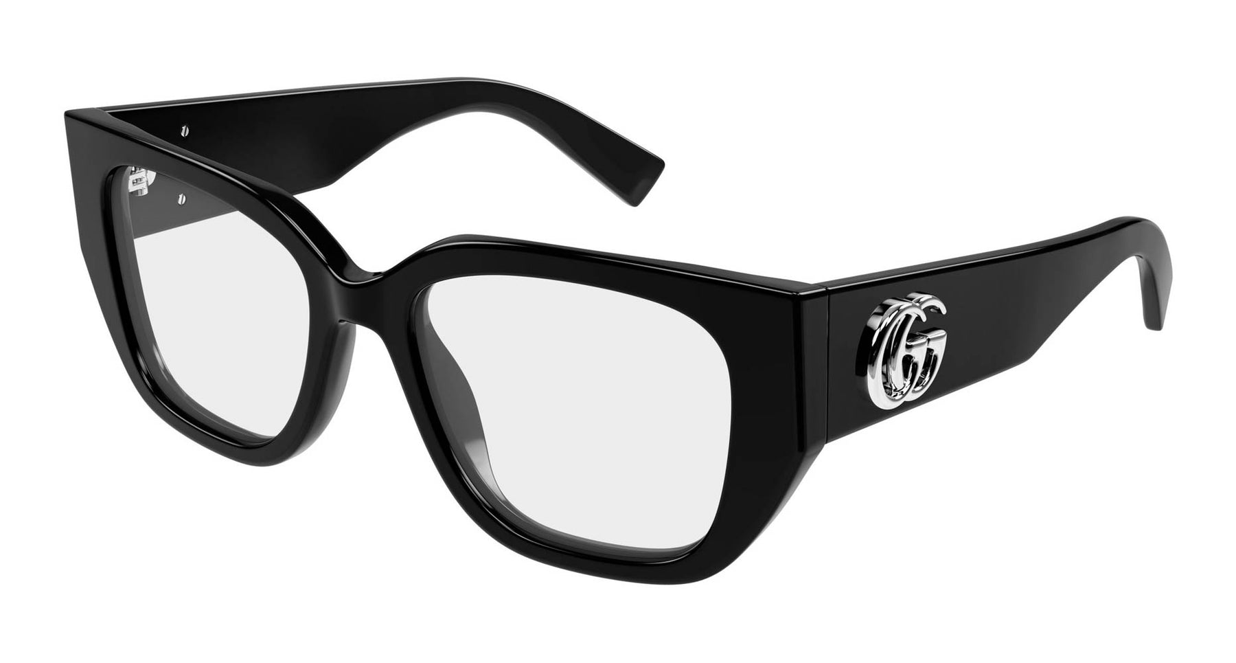 Gucci GG1952O Square Frames in Black | Designer Daydream