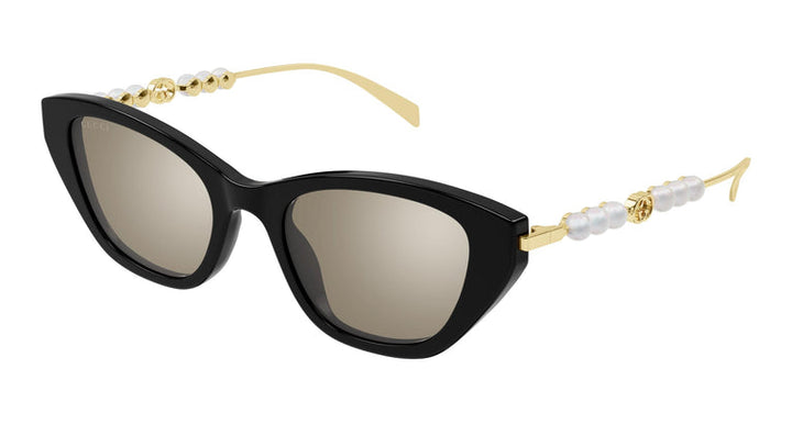 Gucci GG1257S Gafas de sol redondeadas con lentes marrones y rojos