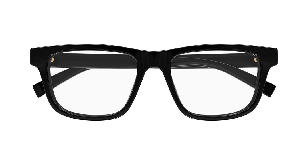 Gucci GG1987O Black Rectangular Unisex Frames