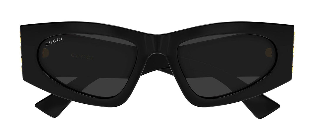 Gafas de sol extragrandes Gucci GG0817S con lentes grises 
