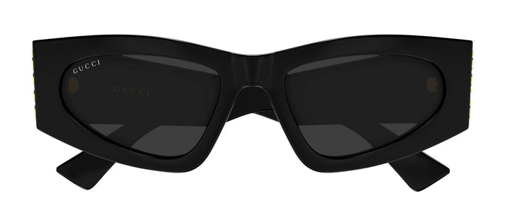 Gafas de sol extragrandes Gucci GG0817S con lentes grises 