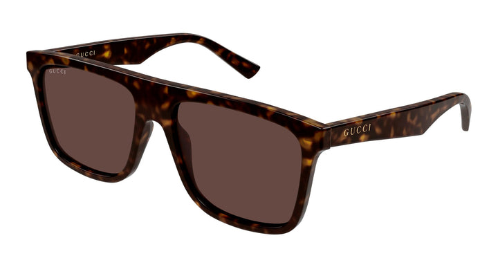 GG2182S Havana Brown Rectangular Sunglasses