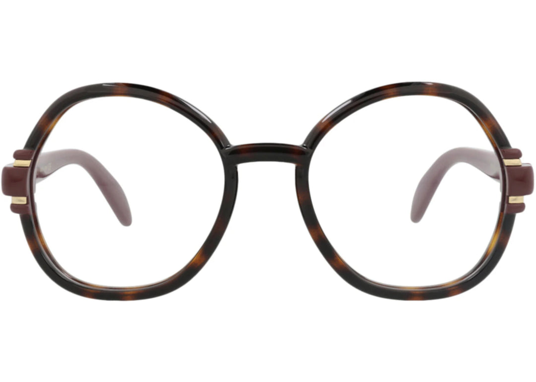 GG1069O Brown Round Eyeglasses Frames