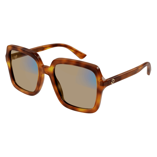 Marcos cuadrados Gucci GG1318O en marrón 