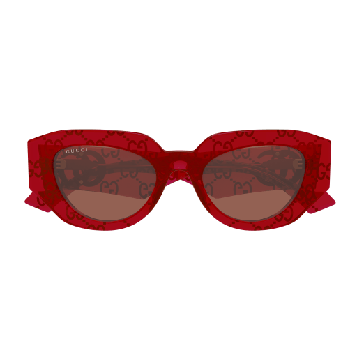 Gucci GG1421S Red Monogram Logo Sunglasses