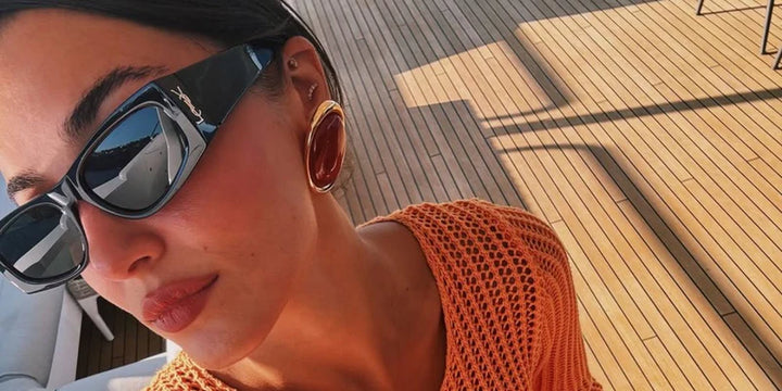 Saint Laurent SLM140 Sunglasses in Black Gold