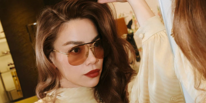 Gafas de sol extragrandes Gucci GG0817S con lentes grises 