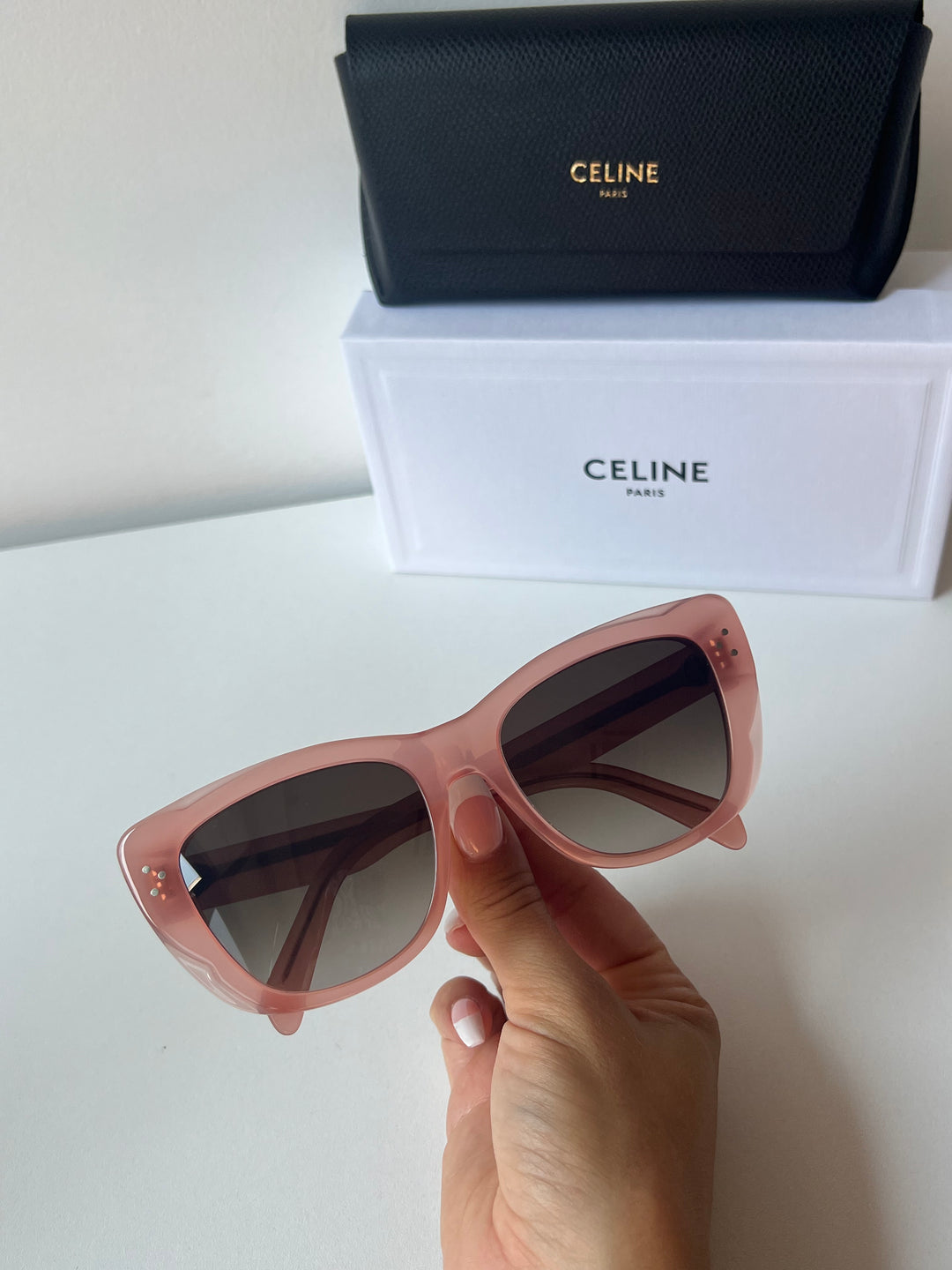 Celine CL4005FN Gafas de sol Marta marrones