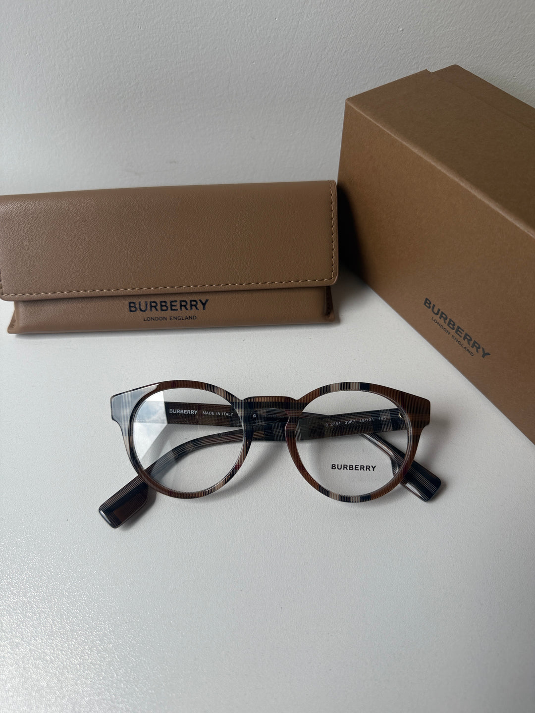 Burberry BE2356 Jacqueline Marcos de impresión a cuadros