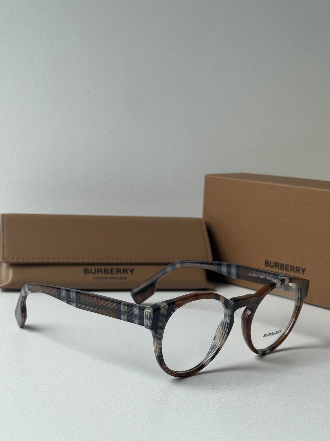 Burberry BE2356 Jacqueline Marcos de impresión a cuadros