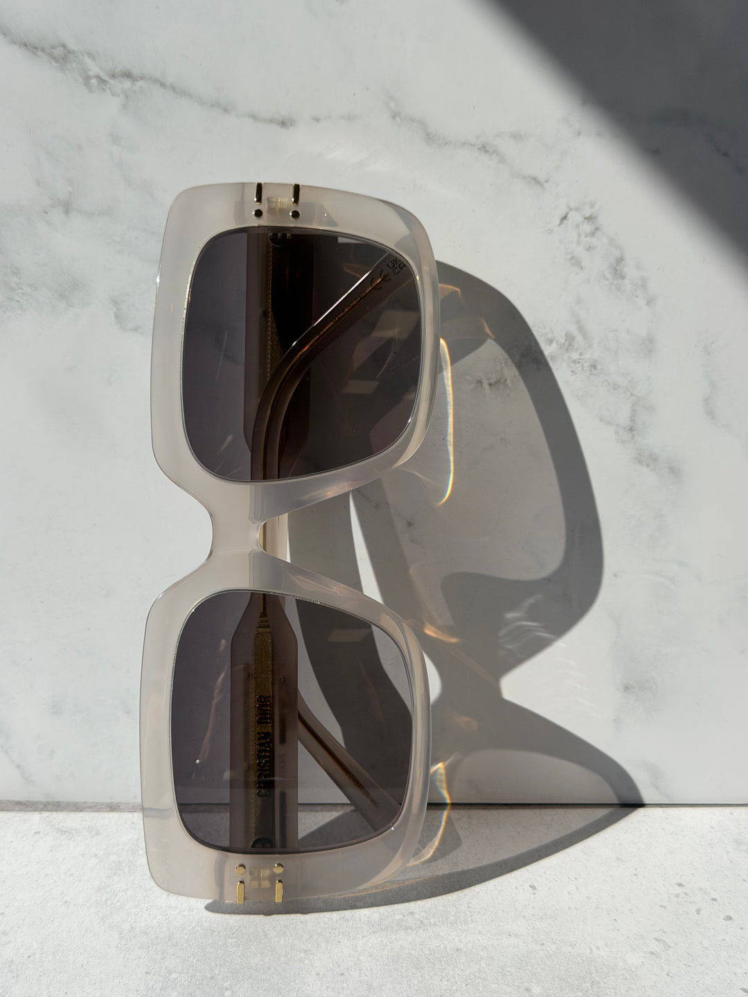 Dior Signature S11I Sunglasses in Milky White