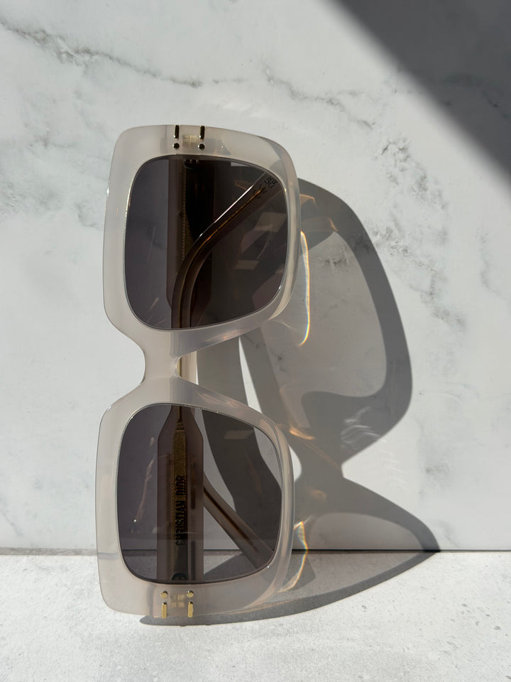Dior Signature S11I Sunglasses in Milky White