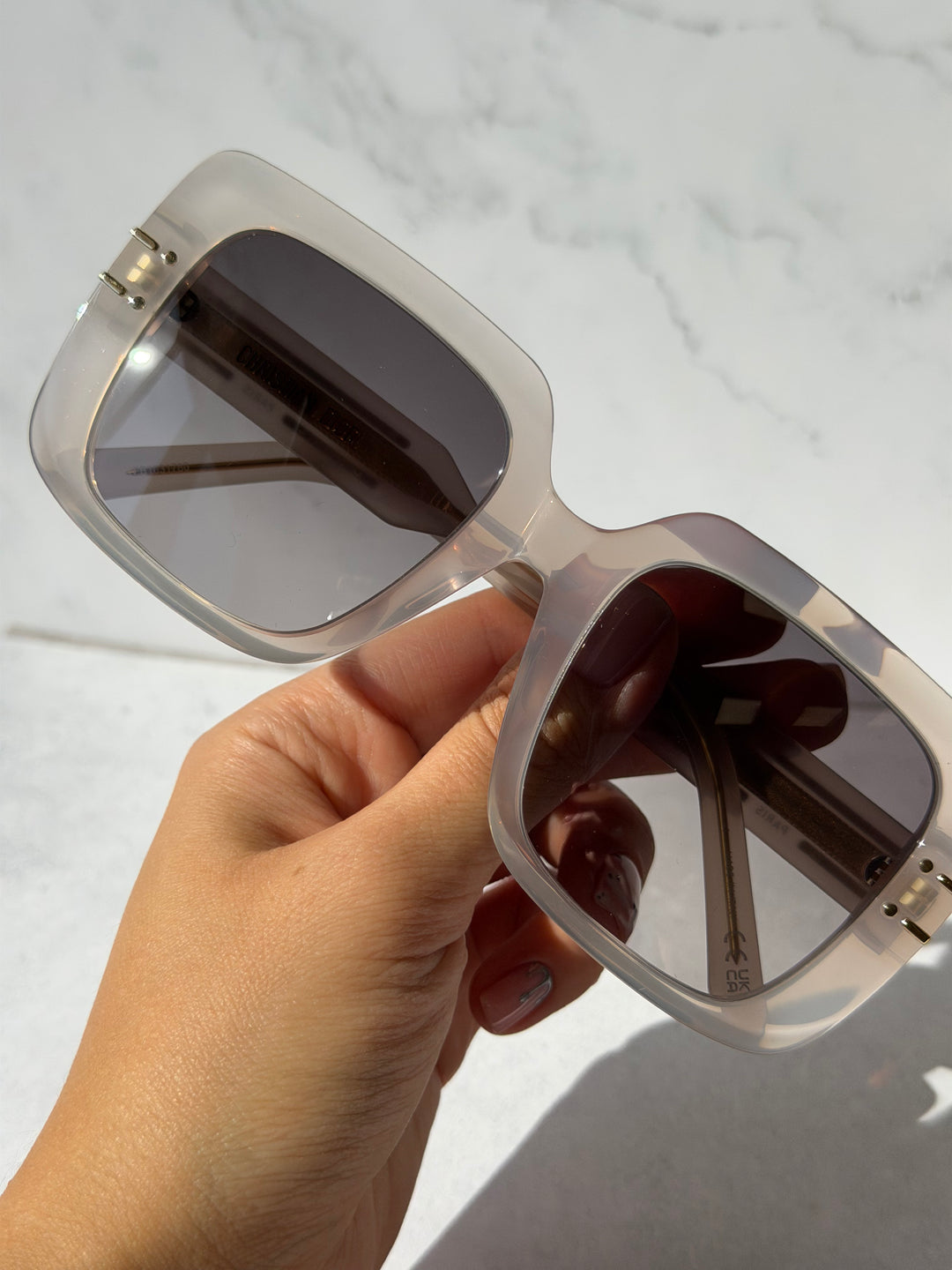 Dior Signature S11I Sunglasses in Milky White