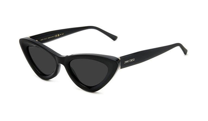 Jimmy Choo Addy Cat Eye Sunglasses in Black