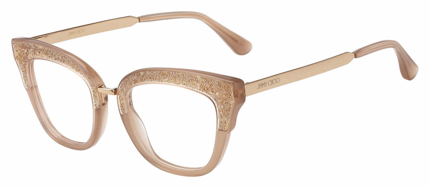 Jimmy Choo JC237 Nude Crystal Frames – Designer Daydream