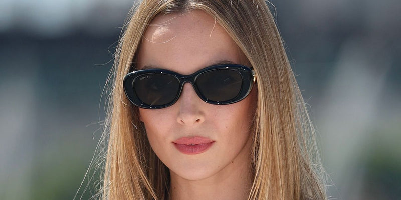 Gucci GG1829SK Oval Marmont Sunglasses in Black