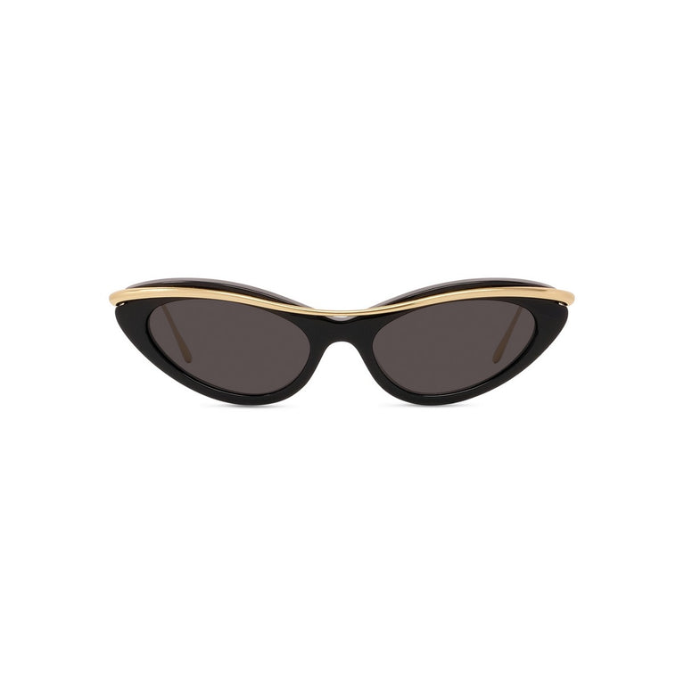 Loewe LW40166I Signature Cat Eye Sunglasses in Black