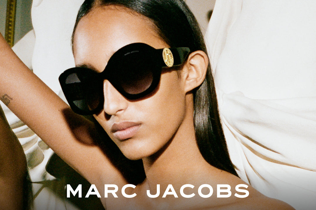 Marc Jacobs 722/S Black White Oversized Sunglasses