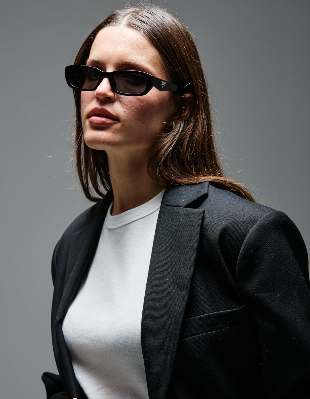 Prada PR B06SF Sunglasses in Black