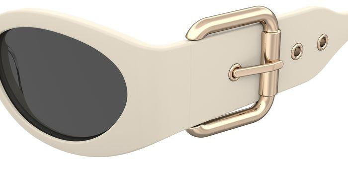 Moschino MOS154/S Ivory White Buckle Sunglasses