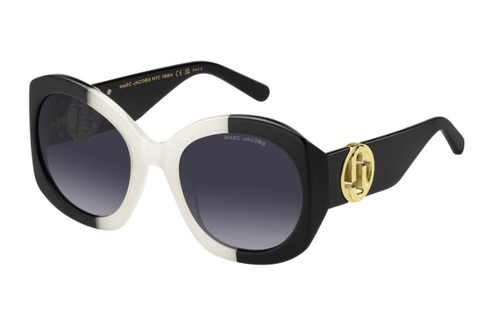 Marc Jacobs 722/S Black White Oversized Sunglasses