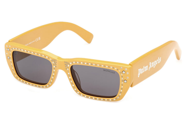 Moncler ML252-P Palm Angels Sunglasses in Yellow