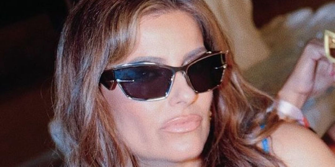 Givenchy GV40066U Cut Mask Sunglasses in Gold