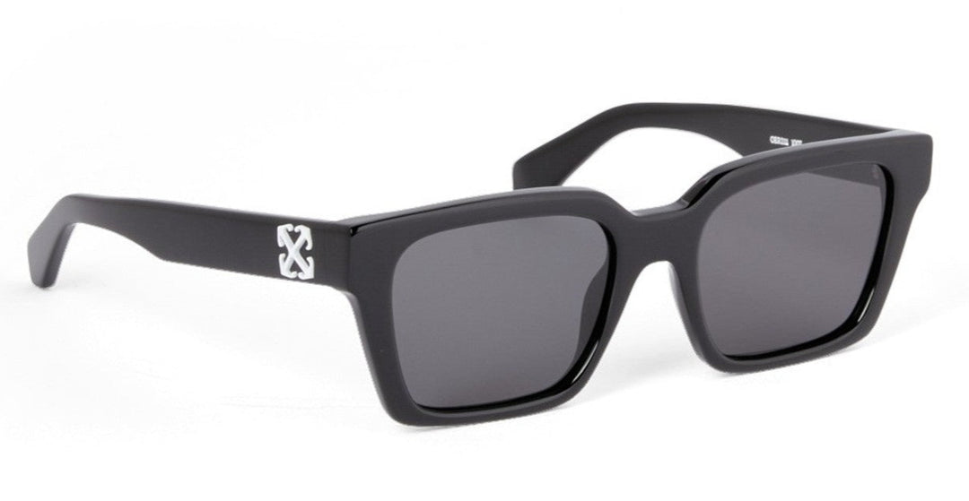 Off White off-White Branson black square sunglasses with dark lenses and logo on temples
