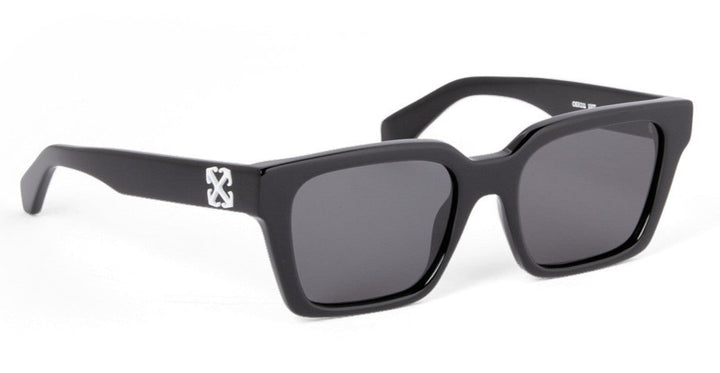 Off White off-White Branson black square sunglasses with dark lenses and logo on temples