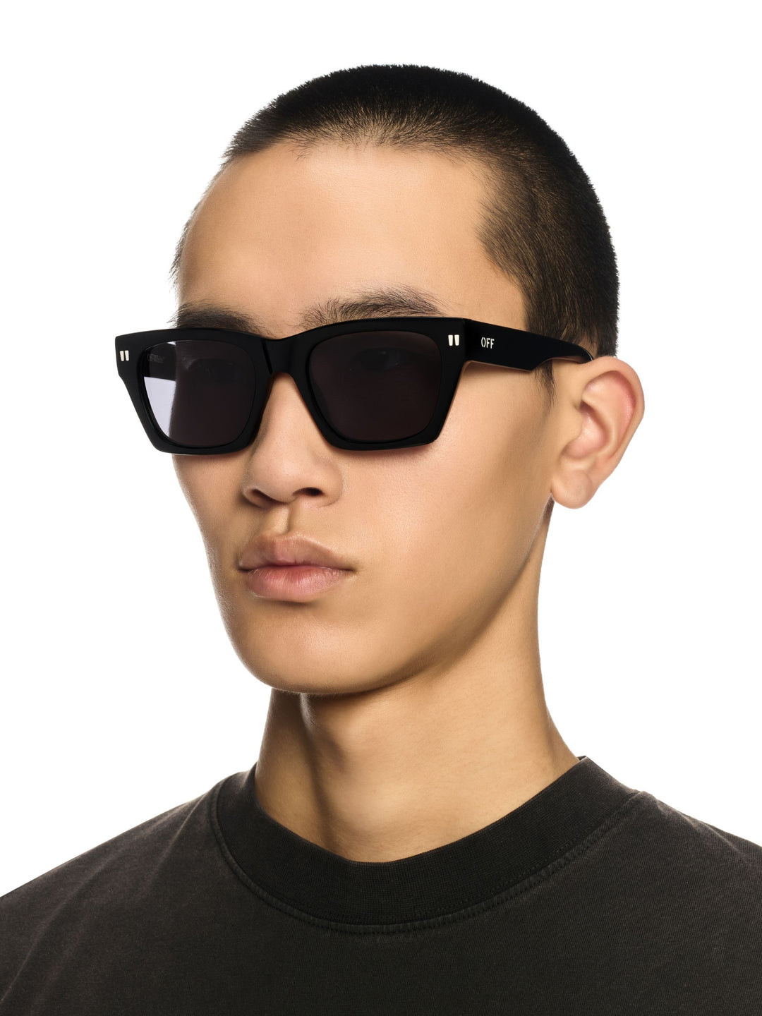 Off White Valdez Sunglasses in Black