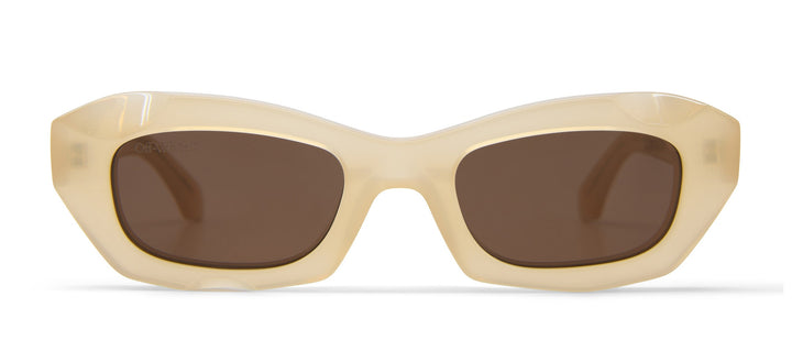 Off White Venezia Sunglasses in Beige
