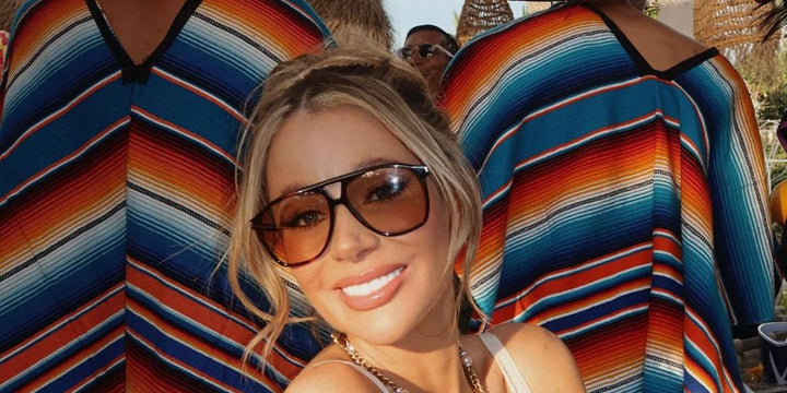 Saint Laurent SL596 Dune Sunglasses in Havana Brown