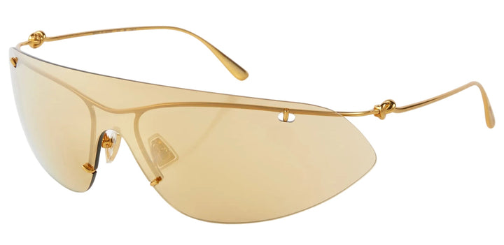 BV1272S Gold Knot Shield Sunglasses