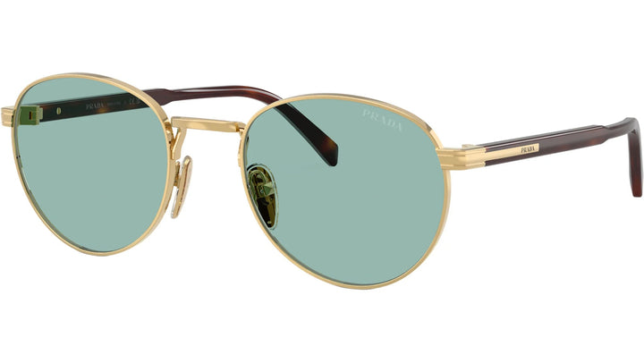 Prada PR B51S Sunglasses in Gold Tinted Blue